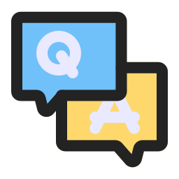 Question and answer icon