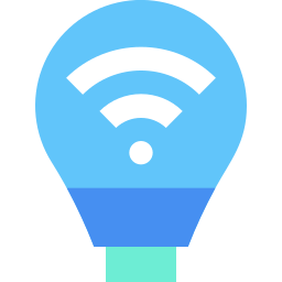 Smart lamp icon