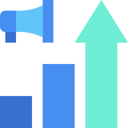 Growth chart icon