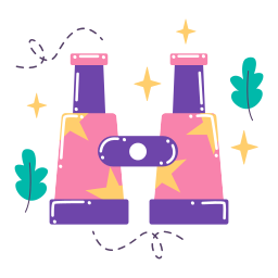 binocular sticker