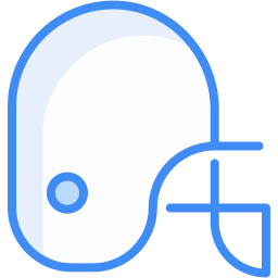 Rugby helmet icon