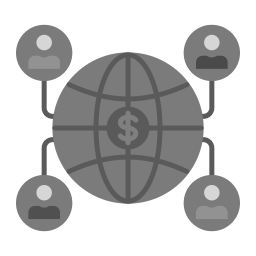 conexión global icono
