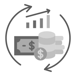 des flux de trésorerie Icône