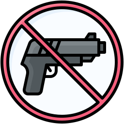 niente pistola icona