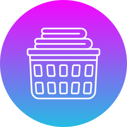 Laundry basket icon