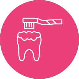 Teeth brushing icon