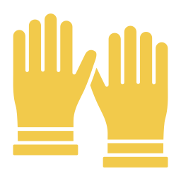 gants de nettoyage Icône