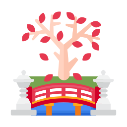 japanse tuin icoon