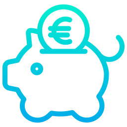 Piggy bank icon