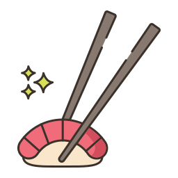 pałeczki np. do ryżu ikona