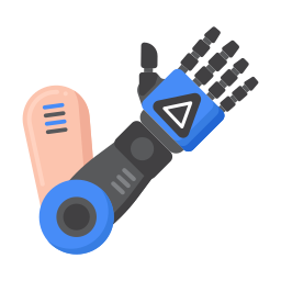 Bionic hand icon