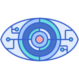 Cyber eye icon