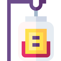 Blood bag icon