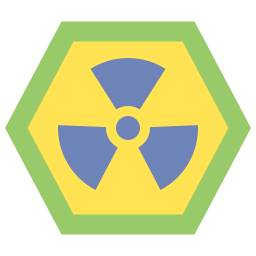 radiación icono
