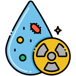 Contaminated water icon