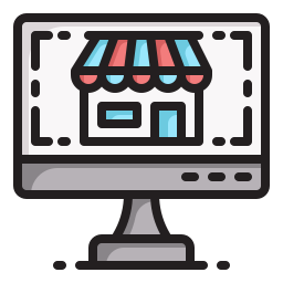 Online shop icon