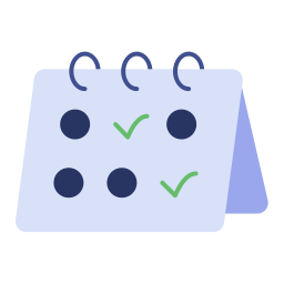 Calendar date icon