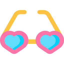 Party glasses icon