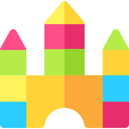 Toy blocks icon