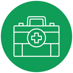 First aid kit icon