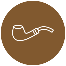 Smoking pipe icon