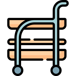 Serving cart icon