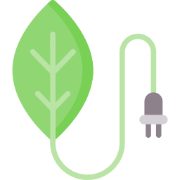 Green energy icon