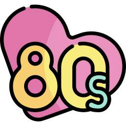jaren 80 icoon