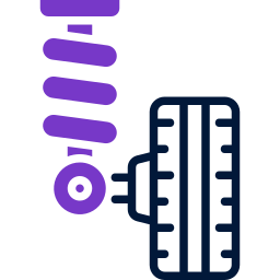 suspension de voiture Icône