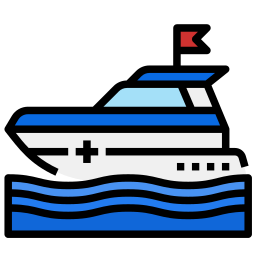 barco de resgate Ícone