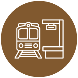 Train stop icon