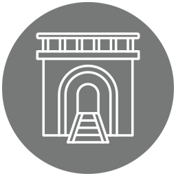 túnel icono