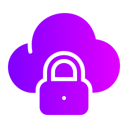 Cloud lock icon