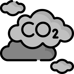 Carbon dioxide icon