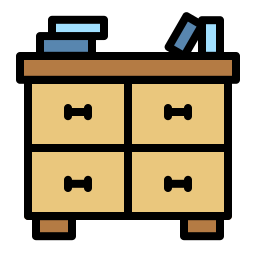 Cabinet drawer icon