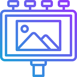 painel publicitário Ícone