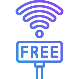 Free wifi icon