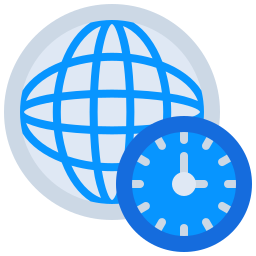 horaire international Icône