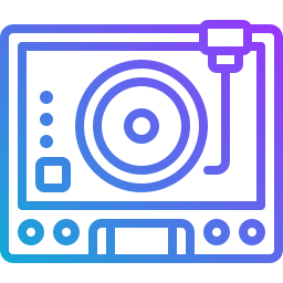 Vinyl player icon