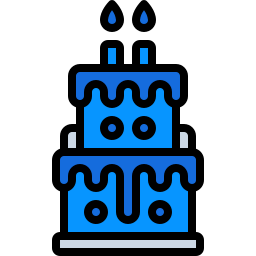 Birthday cake icon