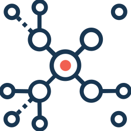 Chemical bond icon