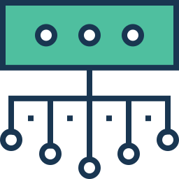hub réseau Icône