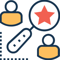 User evaluation icon