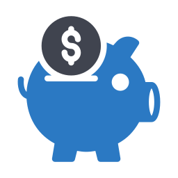 Piggy bank icon