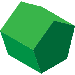 Pentagon shape icon