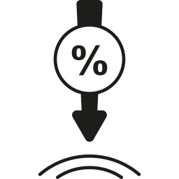 percentage grafiek icoon