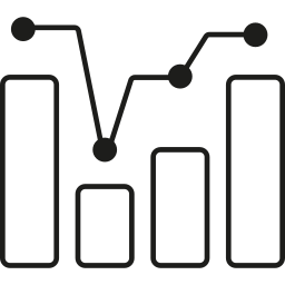 Stock chart icon