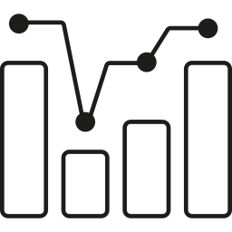 grafico azionario icona