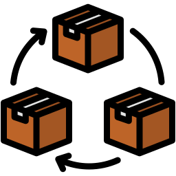 Supply chain icon