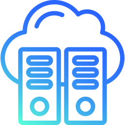 base de datos en la nube icono